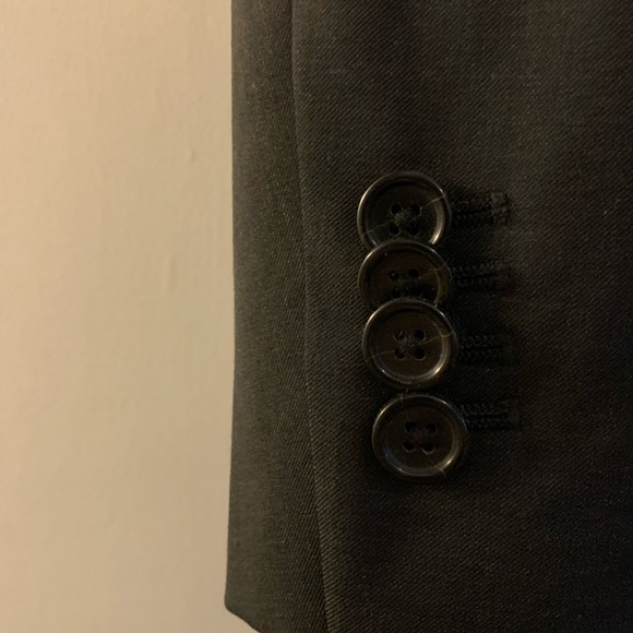 99% wool, charcoal fabric
Jacket size 44R/S
Pants size 36W 34L - Picture 2 of 8